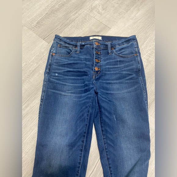 Madewell 10” High-Rise Skinny Jeans Size 30 - Picture 4 of 6